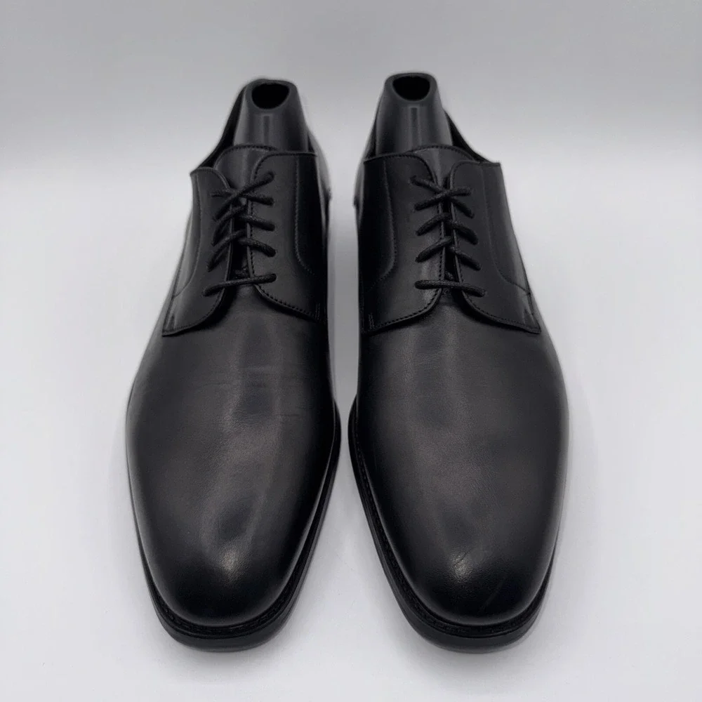 To Boot New York Amadeo Derby‎ Men's Size 8.5 Black Italian Leather